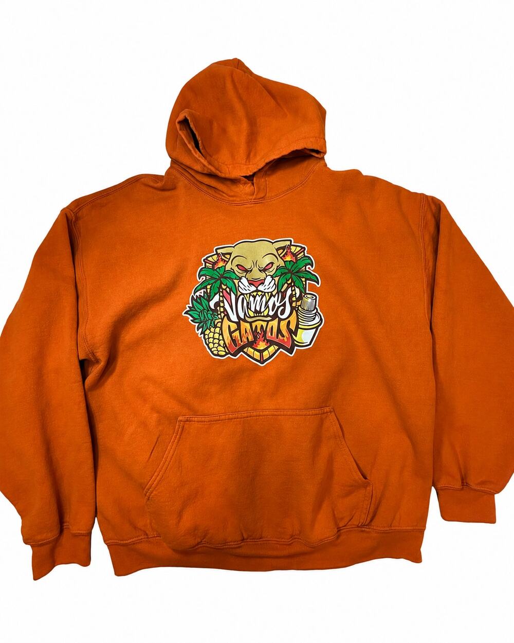 Florida Panthers Vamos Gatos 2024 Limited Edition Orange Hoodie NHL Mens XL